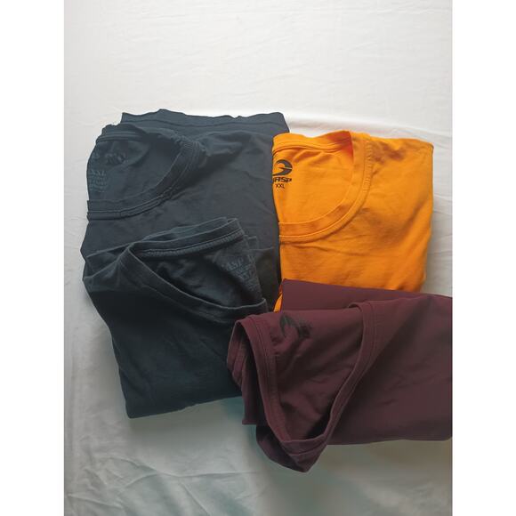 Gasp Vintage Short sleeve T-shirt Top Men's 2XL Workout Bodybuilding Lot of 4 - Picture 1 of 9